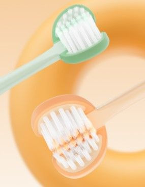 Childrens Three-Sided Electric Toothbrush
